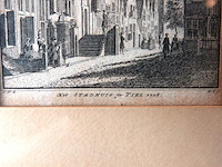 Oude gravure het stadhuis te tiel 1728 - afbeelding 3 van  5