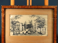 Oude gravure velp - afbeelding 1 van  5