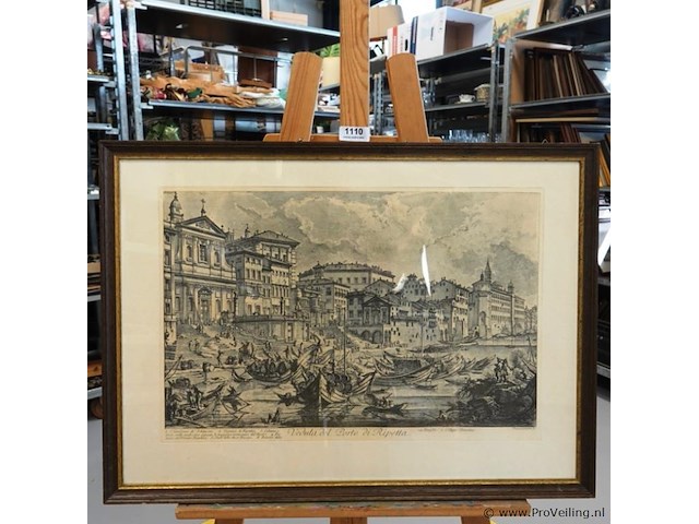 Oude gravuren passe-partout - afbeelding 2 van  5