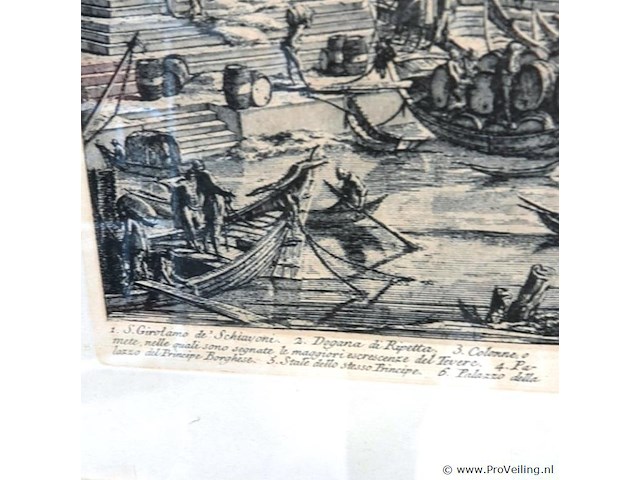 Oude gravuren passe-partout - afbeelding 4 van  5