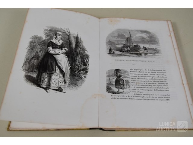 Oude gravures, thema klederdracht - afbeelding 2 van  12