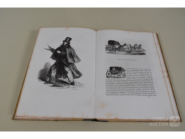 Oude gravures, thema klederdracht - afbeelding 3 van  12