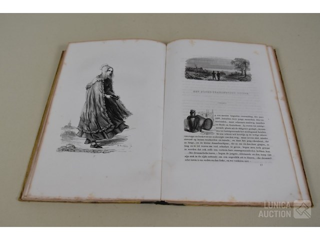 Oude gravures, thema klederdracht - afbeelding 4 van  12