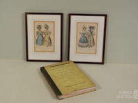 Oude gravures, thema klederdracht - afbeelding 1 van  12