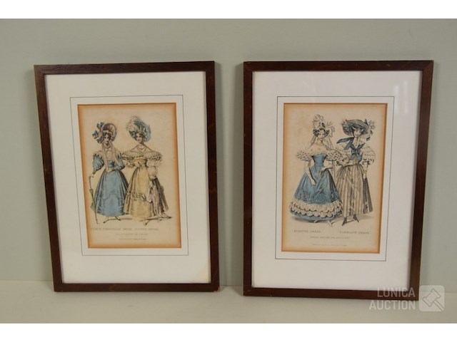 Oude gravures, thema klederdracht - afbeelding 5 van  12