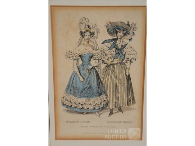 Oude gravures, thema klederdracht - afbeelding 6 van  12