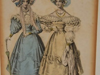 Oude gravures, thema klederdracht - afbeelding 7 van  12