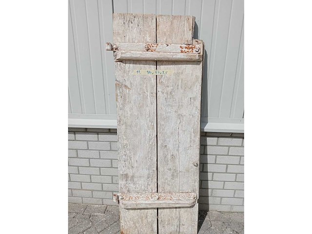 Oude houten deur 185x76cm - afbeelding 1 van  1