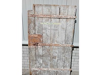Oude houten deur 195x115cm - afbeelding 1 van  1