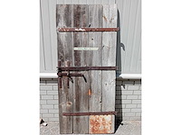 Oude houten deur 207x90cm - afbeelding 1 van  1