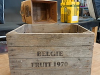 Oude houten fruitkist - afbeelding 2 van  5