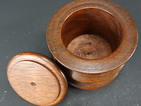 Oude houten tabakspot - afbeelding 4 van  5