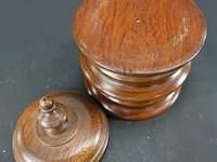 Oude houten tabakspot - afbeelding 5 van  5