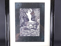 Oude houtsnede - afbeelding 1 van  5