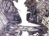 Oude houtsnede - afbeelding 4 van  5