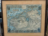 Oude kaart frisia, groninghe - afbeelding 2 van  5