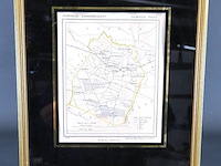 Oude kaart gemeente beers - afbeelding 1 van  5