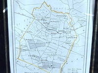 Oude kaart gemeente beers - afbeelding 2 van  5