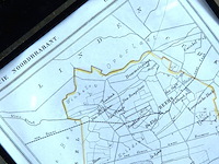 Oude kaart gemeente beers - afbeelding 3 van  5