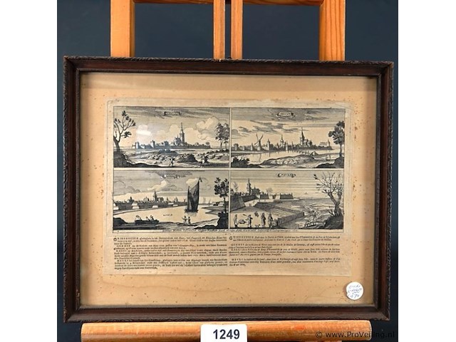 Oude kaart griethuysen - afbeelding 1 van  5