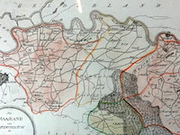 Oude kaart maasland - afbeelding 2 van  5