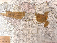 Oude kaart midden nederland - afbeelding 2 van  5