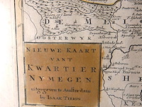 Oude kaart midden nederland - afbeelding 3 van  5