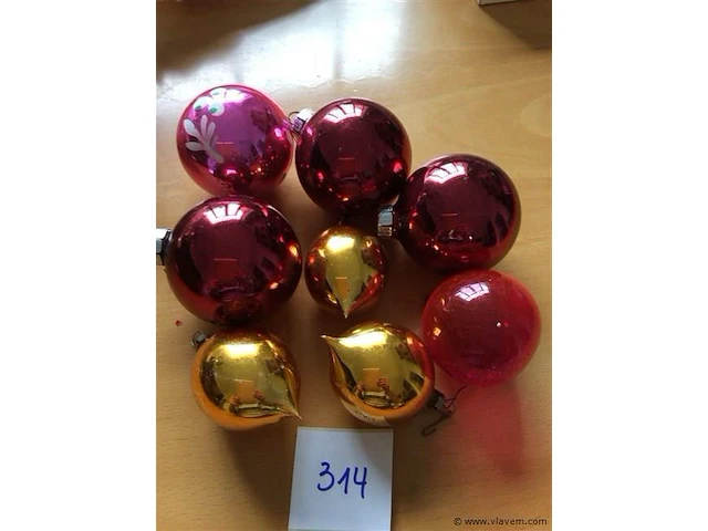 Oude kerstballen - afbeelding 1 van  3