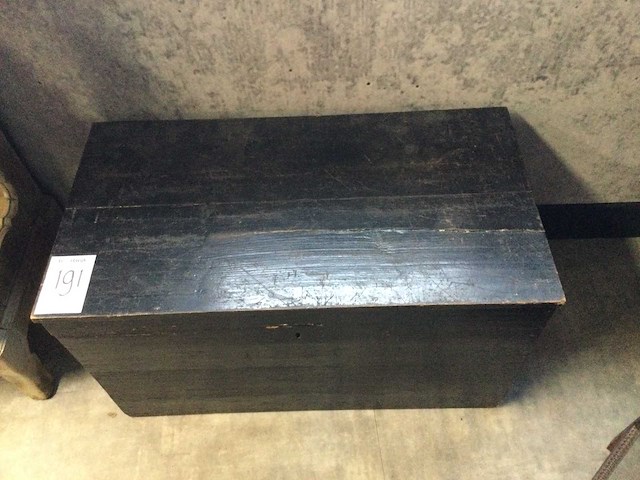 Oude kofferkist - afbeelding 2 van  3