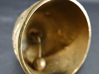 Oude koper/messing tafelbel - afbeelding 5 van  5