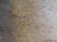 Oude landkaart nederland - afbeelding 3 van  3