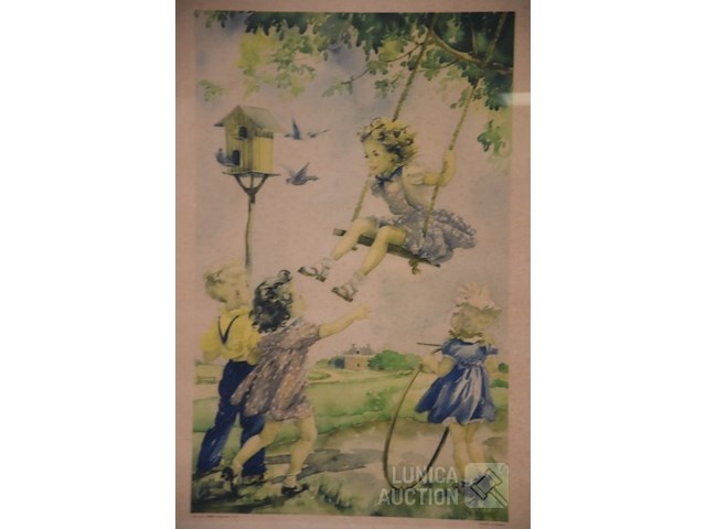 Oude litho - afbeelding 2 van  5