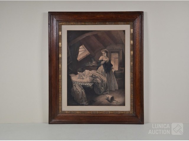 Oude litho - afbeelding 1 van  4