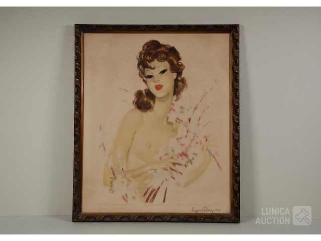 Oude litho - afbeelding 1 van  4