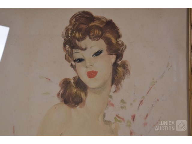 Oude litho - afbeelding 3 van  4