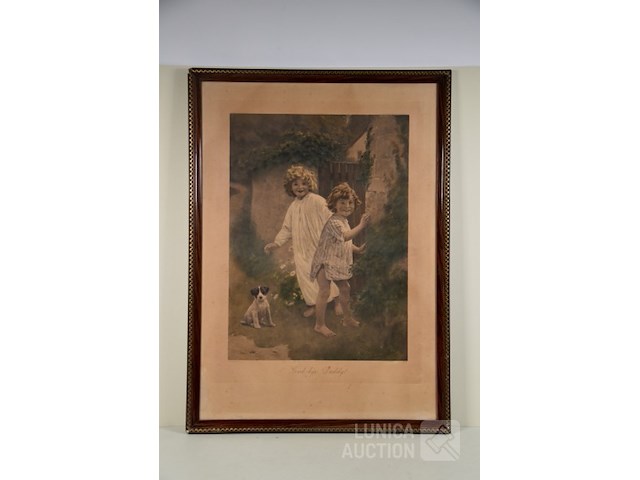 Oude litho - afbeelding 1 van  7