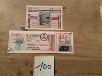 Oude loterij biljetten - afbeelding 1 van  3