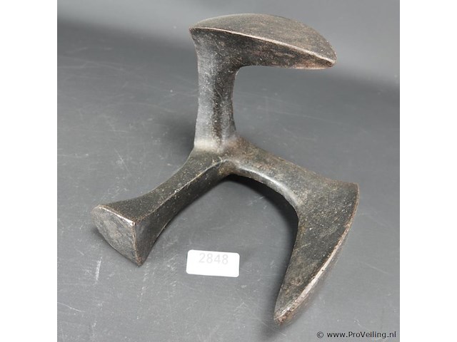 Oude massief ijzeren leest - afbeelding 2 van  5