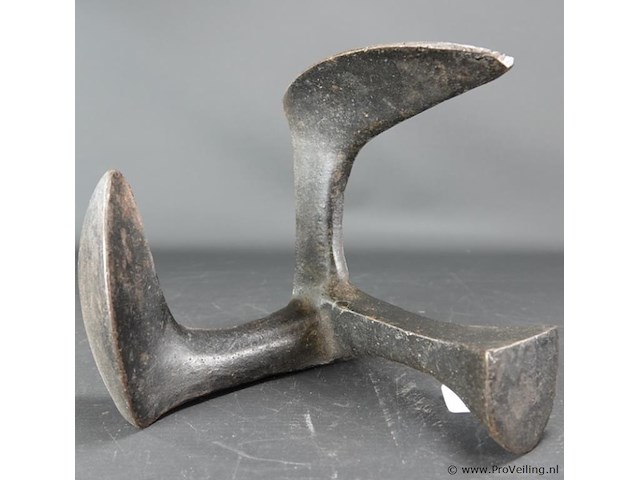 Oude massief ijzeren leest - afbeelding 4 van  5