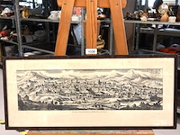 Oude panoramische gravure van jeruzalem - afbeelding 2 van  5