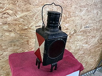 Oude petroleumlamp spoorwegen - afbeelding 2 van  7