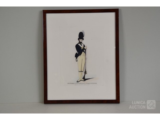 Oude prent - afbeelding 3 van  3