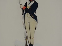 Oude prent - afbeelding 2 van  3