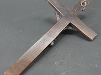 Oude rozenhouten crucifix - afbeelding 5 van  5