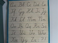 Oude schoolkaart - afbeelding 1 van  3