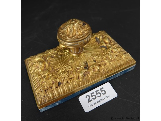 Oude stempelkussenhouder - afbeelding 3 van  5