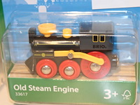 Oude stoomlocomotief brio. - afbeelding 2 van  2