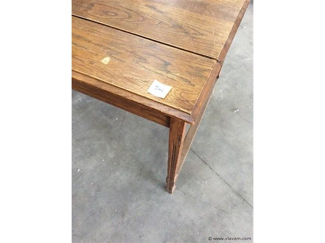 Oude tafel - afbeelding 2 van  2