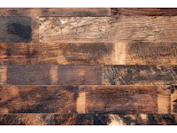 Oude teakplanken charcoal - afbeelding 1 van  2