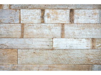 Oude teakplanken white (8x) - afbeelding 1 van  2